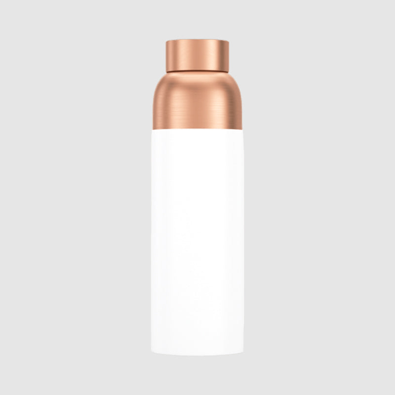 Paani Pure Copper Water Bottle 900ML White Yes