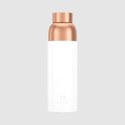 Paani® - Copper Bottle - White 900ML