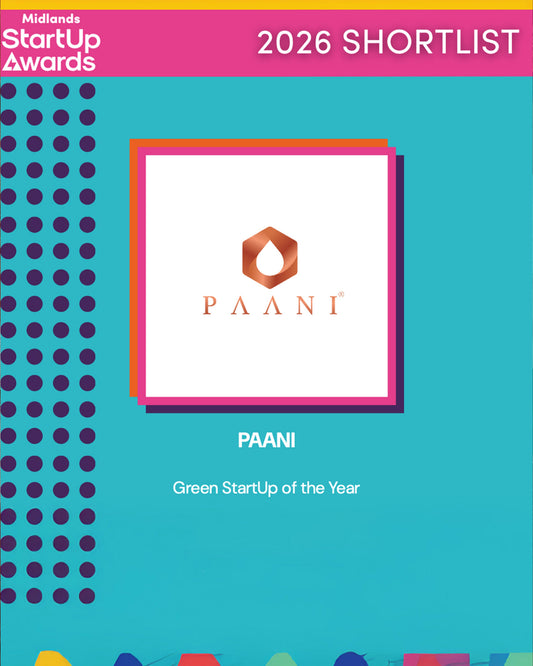 PAANI SHORTLISTED FOR GREEN STARTUP OF THE YEAR 2026: BUILT ON SUSTAINABILITY