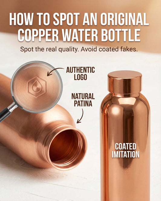 HOW TO SPOT AN REAL COPPER WATER BOTTLE (UK, USA & EUROPE)
