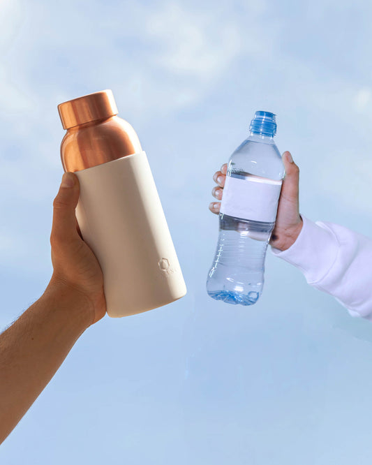 copper bottle vs plastic bottle