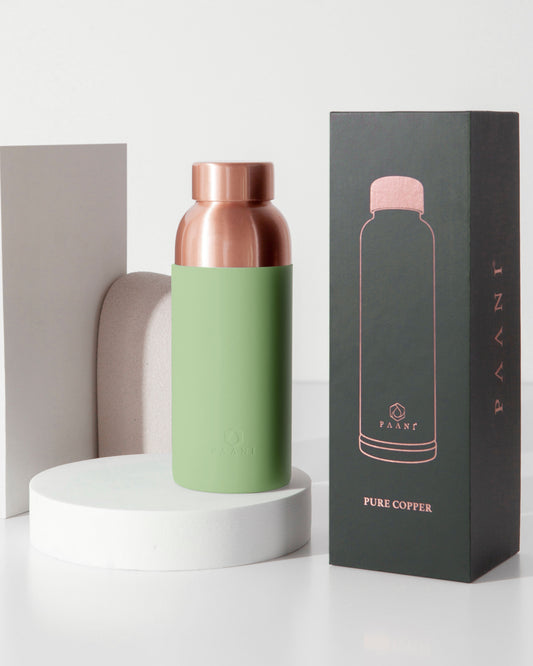 WHY GREEN IS THE COLOUR OF WELLNESS – OUR LATEST COPPER BOTTLE EXPLAINED