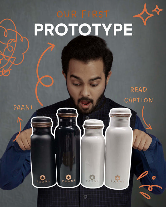 paani bottle prototype