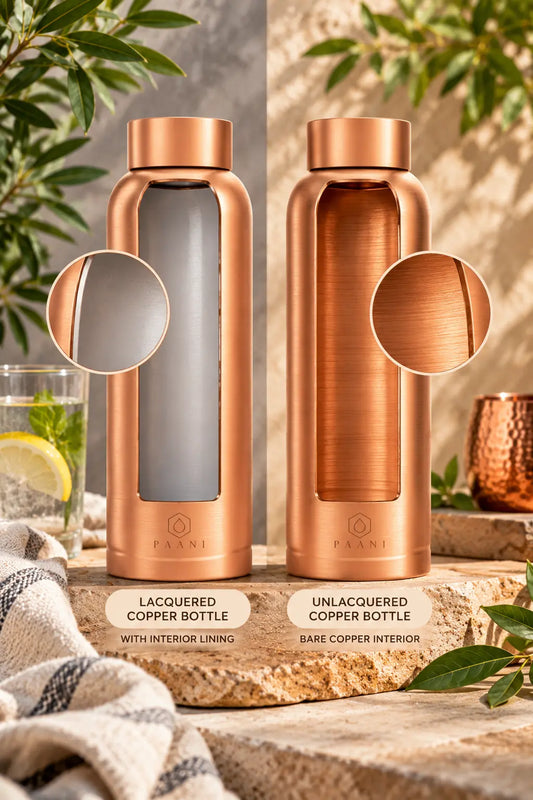 Lacquered vs Unlacquered Copper Bottles: Why the Lining Changes Everything