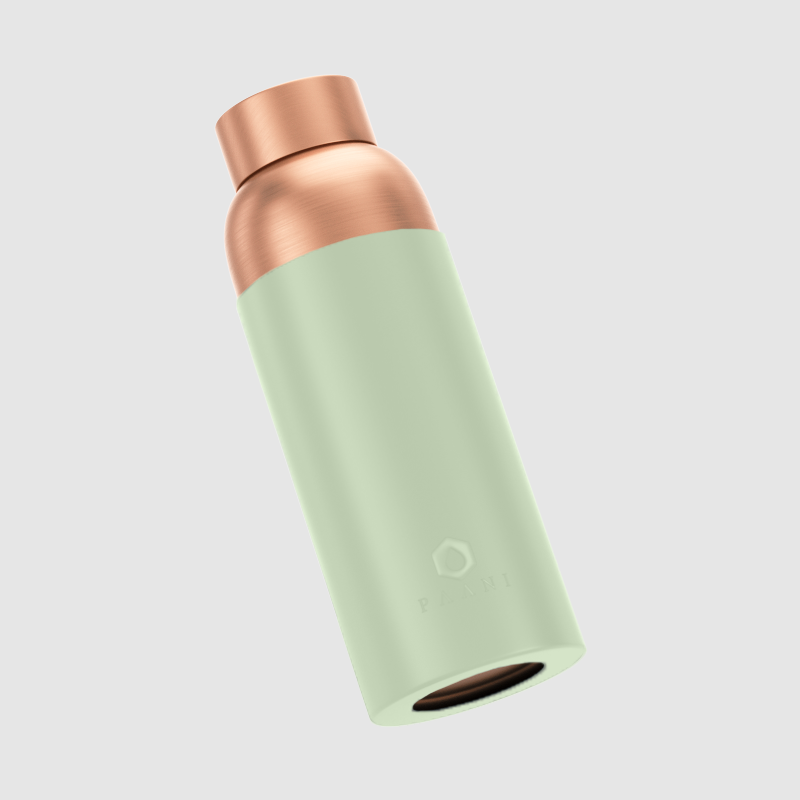 Paani Pure Copper Water Bottle 700ML Green No