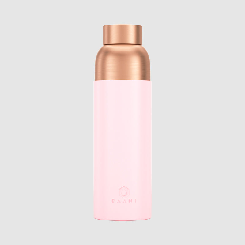 Paani Pure Copper Water Bottle 900ML Pink