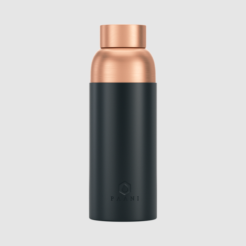 Copper Sipper Bottle (Black)