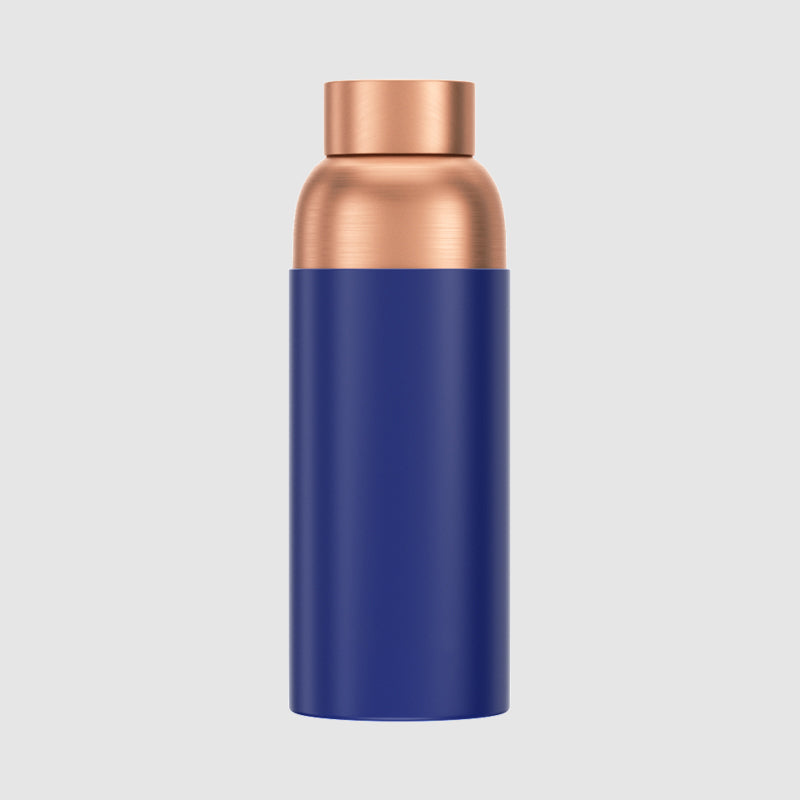 Paani Pure Copper Water Bottle 700ML Blue Yes