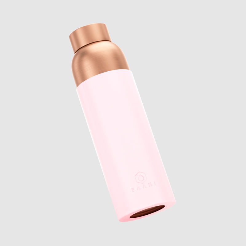 Paani Pure Copper Water Bottle 900ML Pink